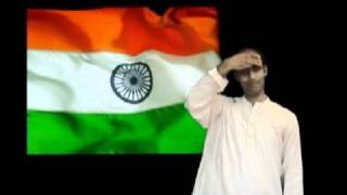 Indian National Anthem in Universal Design Indian Sign Language [upl. by Armahs596]