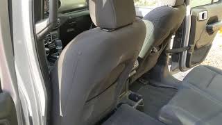 Jeep JL Wrangler third row seating back seat 3rd rear Under 200 jeep jeeplife jeepwrangler [upl. by Ilime607]