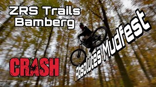 Crash ZRS Trails Bamberg Michelsberg Eine wilde Schlammschlacht [upl. by Onitrof]