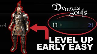 How to LEVEL UP FAST Early  Demons Souls Remake Noob Guide [upl. by Adlin]