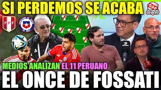 PRENSA PERUANA DEBATE Y ANALIZA CUAL DEBE SER EL ONCE DE LA SELECCIÓN PERUANA PARA ENFRENTAR A CHILE [upl. by Farrand]