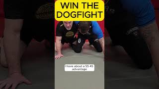 BJJ BEGINNER MISTAKE 😲 with DOG FIGHT POSITION bjj jiujitsu [upl. by Elinnet]