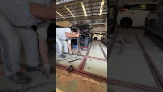 Pulling the car wheel arches repaircar automechanic automobile otomotif mecanic car diy [upl. by Itraa882]