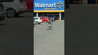 Walmart shopping carts got the best wheels and bearings smooth ride [upl. by Chuipek495]