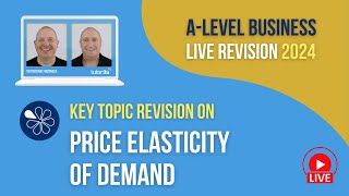 Price Elasticity of Demand  ALevel Business Revision for 2024 [upl. by Aehsel222]