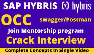 hybris interview question with answersSAP commerceOCCfunctionaltrainingJAVA Backoffice [upl. by Schweitzer717]