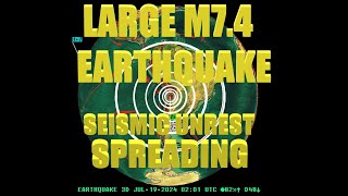 7202024  Large M74 earthquake in Chile M60 in Alaska  seismic unrest spreading now [upl. by Crichton]