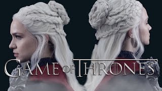 Game of Thrones Daenerys Season 7Hairstyle Tutorial  KayleyMelissa [upl. by Atsillak]