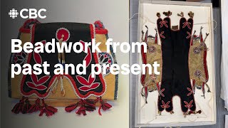 Old Métis saddle meets modern beadwork in Switzerland [upl. by Seuqirdor623]