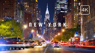 New York After Dark  Upper West Side  New York Walking Tour 4K [upl. by Freemon514]