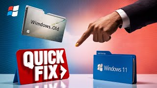 DELETE Windowsold Folder on Windows 11 24H2 in SECONDS [upl. by Yumuk]