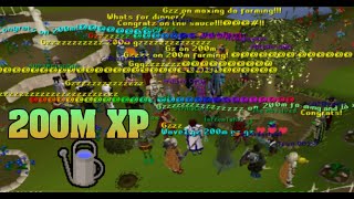 200M Farming XP Took Me 3 Years To Achieve [upl. by Ecinnahs]