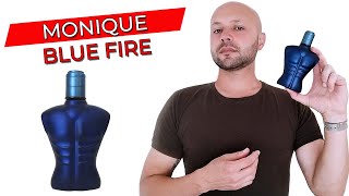 MONIQUE BLUE FIRE 🔥 Opinión y Reseña▶ Perfume de Catálogo Clon de Stronger With You Intensily 2023 [upl. by Izzy]