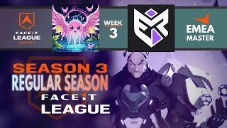 FACEIT League Season 03  Week 03  EMEA Master  Wasp vs Ereus [upl. by Yeslrahc]