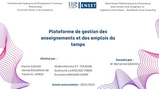 Une application de gestion d’emploi du temps [upl. by Akram]