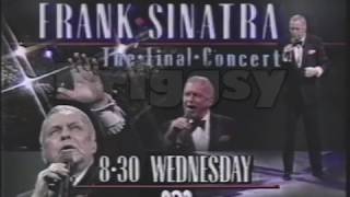 Frank Sinatra The Final Concert Promo ABS2 aka ABCTV 1991 [upl. by Bing430]