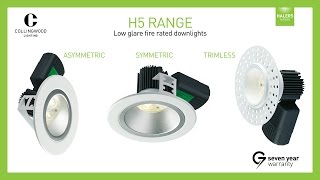 The H5 low glare fire rated Downlight range from Collingwood Lighting [upl. by Athelstan]