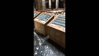 Inside Notre Dame Cathedral after fire [upl. by Llorrac]