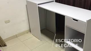 Escritorio Plegable Extensible [upl. by Norahc]