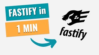 Fastify in 1 MIN [upl. by Larner462]