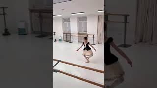 Anastasias Elegant Waltz In Ballet Class Part two ballettraining ballet walz balletdance [upl. by Mirelle]