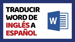 Cómo Traducir Word de Inglés a Español Sin Programas [upl. by Ernesto897]