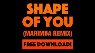 Shape Of You Marimba Remix Ringtone FREE MP3 or iTunes [upl. by Kerk]