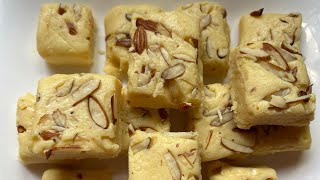 10 minutes Instant Milk powder Barfi  Easiest Recipe Only 3 Ingredients [upl. by Frank]