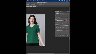 T shart Color Change photoshop 👕 photoshop short 05 tutorial shortvideo foryou [upl. by Ahsemat]