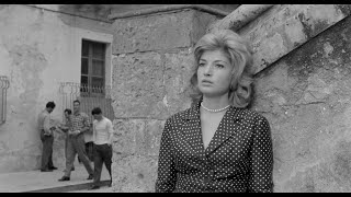 LAvventura 1960 Monica Vitti is surrounded by the men of the town [upl. by Inot]