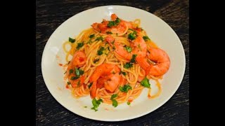 Spaghetti con sugo di gamberi ricetta facile [upl. by Zosima]