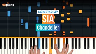 How to Play quotChandelierquot by Sia  HDpiano Part 1 Piano Tutorial [upl. by Geilich]