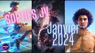 Sorties Jeux Vidéo Janvier 2024 [upl. by Yerffoeg355]