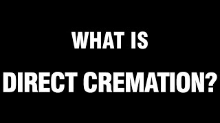 Cremation Urn FAQ 4 What is direct cremation [upl. by Mollee]