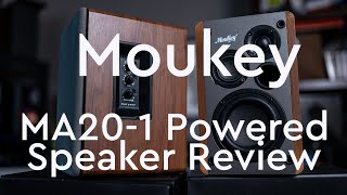 Moukey Powered Speaker MA201 Review  Budget Powered Desk Top Speakers for under 100 [upl. by Heins]