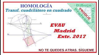 Homología EVAU MADRID EXTR 2017 9 TRANSFORMAR UN CUADRILÁTERO EN UN CUADRADO DE LADO quotAquot [upl. by Imogen]