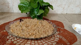 Tasty Chana pulao Recipe  How to make chickpeas pulao  SALMA Amir Recipe [upl. by Salaidh921]