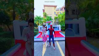 ¿Es genial Spiderman angel spiderman soulland funny spidermancosplay cosplay [upl. by Eirollam]