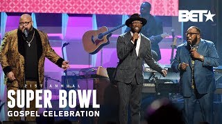 Commissioned Reunites To Perform Medley Of Their Greatest Gospel Hits  Super Bowl Gospel 2020 [upl. by Buzzell]