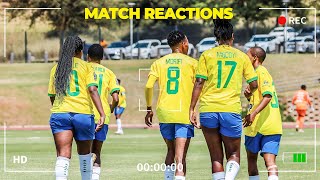 Banyana Ba Style Win Goalfest against TS Galaxy  Match Reactions [upl. by Narcis]