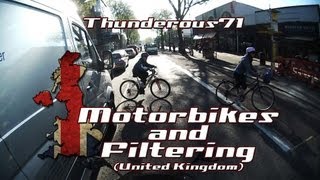 Motorbikes and Filtering UK AKA Lane Splitting [upl. by Drofdeb]