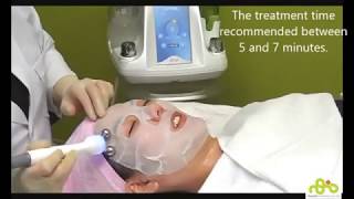 oxygen facial machine training video [upl. by Einittirb]