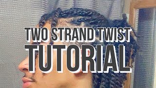 Two Strand Twist Tutorial on 3c4a hair [upl. by Drofiar]