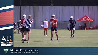 Payton Thorne Walker White and the Auburn QBs practice during Fall Camp on Tuesday [upl. by Persis]