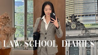 law school in nyc vlog ⚖️ allnighters postgrad thoughts pickle ball [upl. by Ahsocin976]