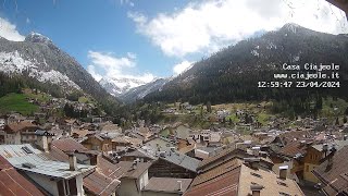 Timelapse 23042024  Webcam Casa Ciajeole  Moena Val di Fassa Dolomiti [upl. by Afihtan]