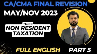 Revision FULL ENGLISH  CA  CMA Final DT  MAY NOV 2023  PART 5  By CA Aarish Khan [upl. by Tamer]