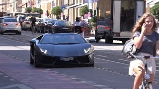 Lamborghini Aventador Roadster  Loud Accelerations [upl. by Hoffert236]