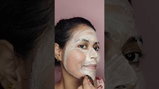 Curd Facial  Dahi Facial for Skin Whitening shorts​ facial​ viral skincare beautytips [upl. by Forester812]