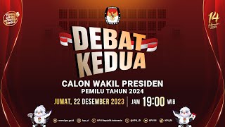 Debat Kedua Calon Wakil Presiden Pemilu Tahun 2024 [upl. by Leighton]